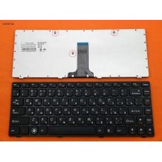 Клавіатура для Lenovo IdeaPad B470 G470 V470 Z470, RU, black, Original