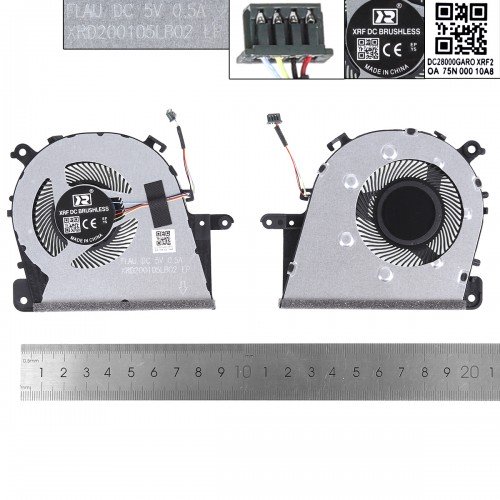 Вентилятор для ноутбука Lenovo IdeaPad 3 14ARE05 14ADA05 14IML05 14IIL05 14ITL05 (DC28000F4F0, FM9N DFS5K1215491F, Аналог)