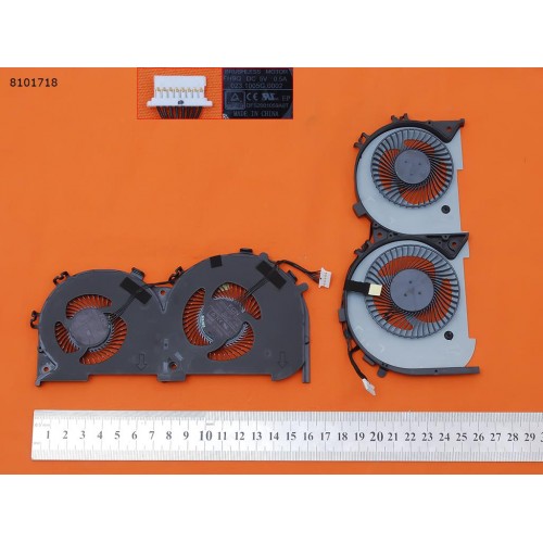 Вентилятор для ноутбука Lenovo IdeaPad 700-15ISK 700-17ISK Type 80RU 80RV, (DFS2001059A0T, 023.1005G.0002, 5H40K85913, Original)
