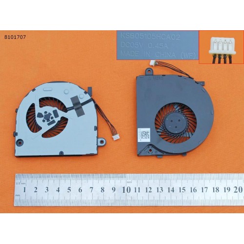 Вентилятор для ноутбука Lenovo IdeaPad 110-14ISK 110-15ISK 305-14IBD 305-15IBD B50-70 B50-80, (KSB05105HCA02, DC28000END0 TIA8, Original)