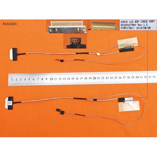 Шлейф матрицы для ноутбука Acer Aspire ES14 ES1-420 ES1-421 ES1-422, (DC020027H00, A4W1E, 50.G1FN2.005)