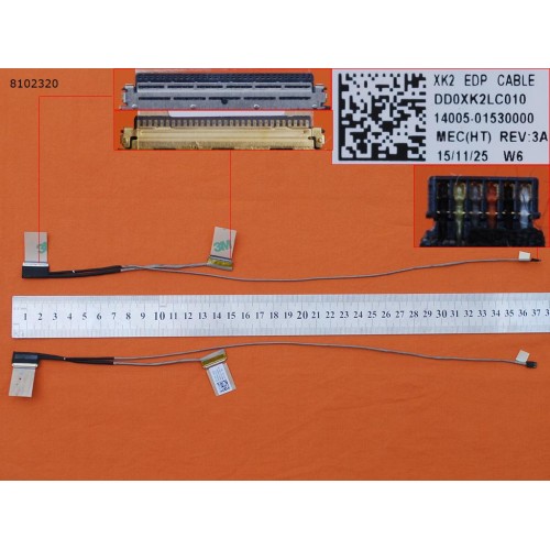 Шлейф матриці для ноутбука Asus EeeBook X205 X205T X205TA X205A F205T F205TA, (DD0XK2LC010, 14005-01530000, 14005-01530100)