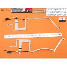 Шлейф матрицы для Dell Latitude 14 7480 E7480, (eDP 30pin, FHD, Touch, CAZ20, 00JVNP, DC02C00E300, Original)