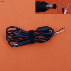 DC Кабель 5.5*3.0mm+pin (90W, 1.5м, 0.6мм2, медный, с ферритом) для блока питания ноутбука Samsung