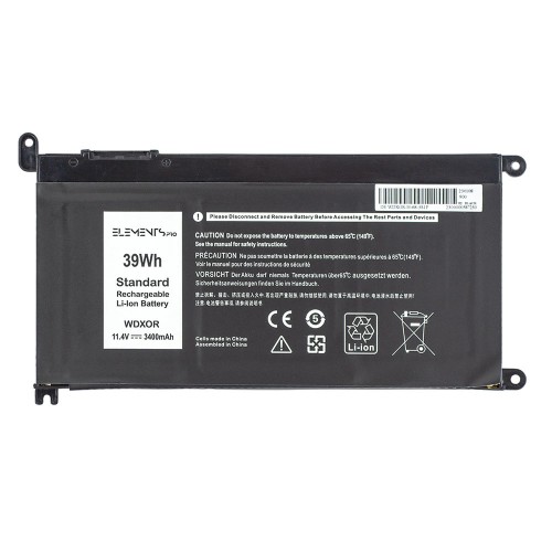 Батарея для ноутбука Dell Inspiron 5368 5378 7368 7375 7378 5480 5482 5485 series, 11.4V 3400mAh 39Wh, WDX0R