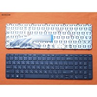 Клавиатура для HP ProBook 450 455 470 G3 G4, 650 655 G2 G3 series, RU, Black