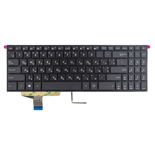 Клавиатура для ноутбука Asus VivoBook Pro M580VD MX580VD N580VD NX580VD UX502VD X580VD, UA, Black, с подсветкой