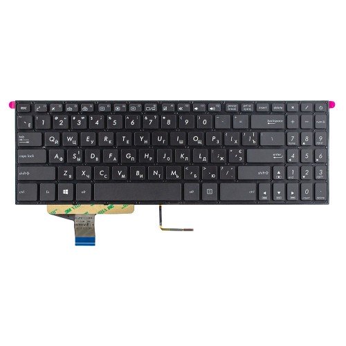 Клавіатура для ноутбука Asus VivoBook Pro M580VD MX580VD N580VD NX580VD UX502VD X580VD, UA, Black, з підсвіткою