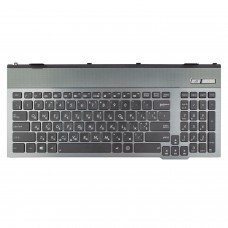 Клавиатура для Asus G55VW, RU/UA, Black/Gray, Backlit, Original