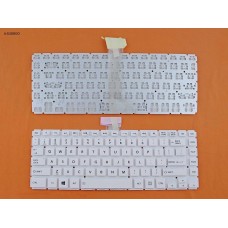 Клавіатура для Toshiba Satellite L40-B, US/RU, (біла, Original)