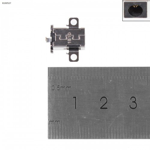 Разъем гнездо питания для ноутбука Lenovo IdeaPad 110/310/320/330/510/Y530/S145-14/15 15IIL05 15ARE05 15ITL05 15ALC05 series, (4.0*1.7)