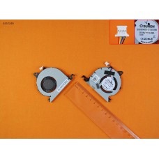 Вентилятор кулер для Dell Latitude E7240, (EG50040S1-C130-S9A, DC28000D6S0, 0GVH35, VAZ50, KSB0605HC-CL1N, UMA, Original)