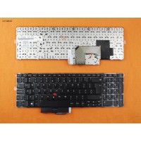 Клавиатура для Lenovo Thinkpad E520 E525, UI, (черная, с поинтстиком, Original) Клавиатура для Lenovo Thinkpad E520 E525, UI, (черная, с поинтстиком, Original)