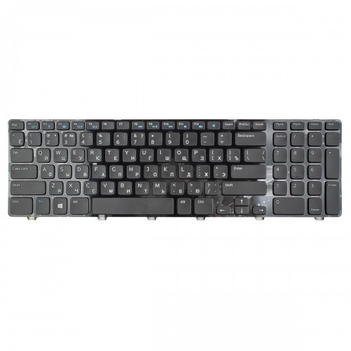 Клавиатура для ноутбука Dell Inspiron 17R 3721 3737 5721 5737, RU, Black