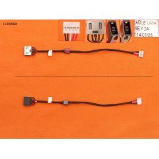 Разъем питания для Lenovo Ideapad G50-70 G50-80 G50-85 G50-90, (Square+pin с проводом/кабелем 20 см, DC30100LE00, PJ960)
