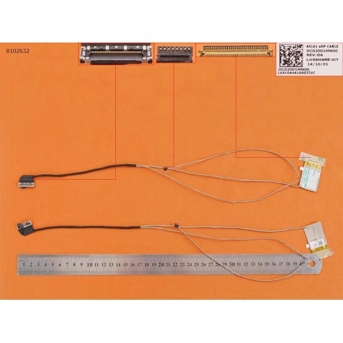 Шлейф матриці для Lenovo IdeaPad G70-30 G70-45 G70-50 G70-70 G70-80, (ailg1, DC02001MN00, DC02001MN20, 30pin eDP, Original)