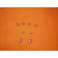Винтики для нижней крышки Apple MacBook 12" A1534 2015 2016 2017 (комплект 8шт, Silver)