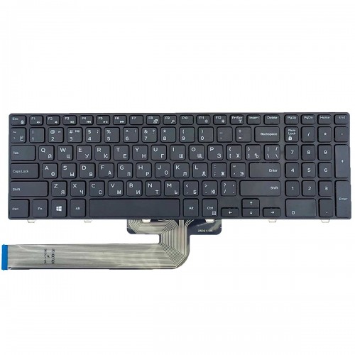 Клавиатура для ноутбука Dell Inspiron 15R 15-3000 15-5000 17-5000 5547 3542 5542 series, RU, чёрная