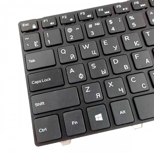 Клавиатура для ноутбука Dell Inspiron 15R 15-3000 15-5000 17-5000 5547 3542 5542 series, RU, чёрная
