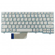 Клавіатура для Lenovo Ideapad 100S-11Iby, US, біла (без кирилиці)