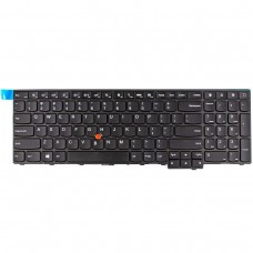 Клавиатура для Lenovo Thinkpad E531 T540 E540 W540 T540P L540 T550 T560 W550S P50S W541 L560, US, (чёрная, 4 крепления)