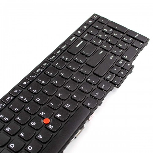 Клавіатура для Lenovo Thinkpad E531 T540 E540 W540 T540P L540 T550 T560 W550S P50S W541 L560, US, (чорна, 4 крепления)