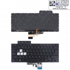 Клавиатура для Asus TUF Dash F15 FX516PC FX516PE FX516PM FX516PR, RU, Black, Backlit 4pin