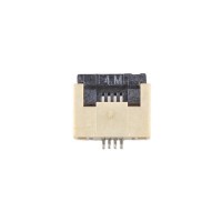 FFC Роз'єм 4pin*0.5mm, Flip type, контакти внизу