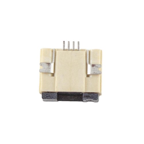 FFC Разъем 4pin*0.5mm, Flip type, контакты внизу