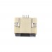 FFC Разъем 4pin*0.5mm, Flip type, контакты внизу