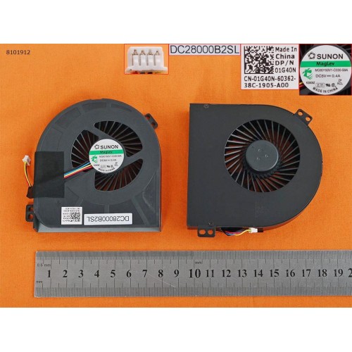 Вентилятор для ноутбука Dell Precision M4700 M4800 (для CPU, Original)