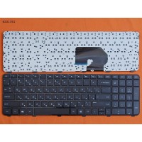 Клавіатура для HP Pavilion DV7-6000 series, RU, (чорна, з рамкою)
