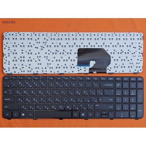 Клавиатура для ноутбука HP Pavilion DV7-6000 series, RU, (чёрная, с рамкой)