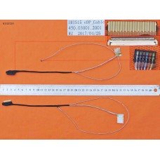 Шлейф матрицы для Dell Inspiron 15-3000 3552 3551 3552 3558 3559, (450.03001.2001, 0X2MP1, 450.03001.0001, IRIS15, eDP 30pin, Аналог)