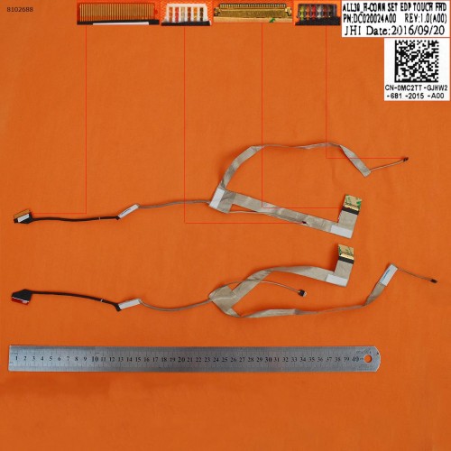 Шлейф матриці для ноутбука Dell Inspiron 17 5758 5759 5755 P28E, (eDP 30pin+Touch, DC020024A00, ALL30, 0M02DK)