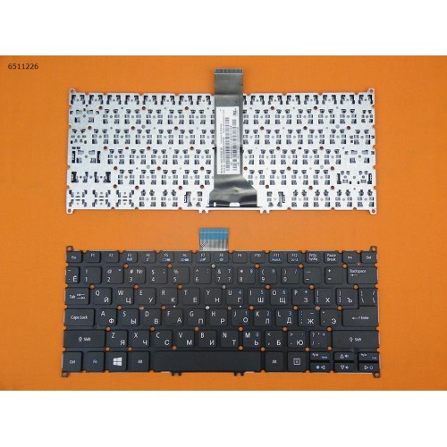 Клавіатура для Acer Aspire V3-111P V3-112P V3-331 V3-371 V3-372, E3-111 E3-112, ES1-111 ES1-311, V5-122 V5-132, RU, (чорна, Original)