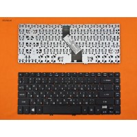 Клавіатура для Acer Aspire V5-472 V5-473 V7-481 V7-482, TravelMate P446-M P645-M, RU, (чорна, ZQK, Original)
