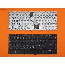 Клавиатура для Acer Aspire V5-472 V5-473 V7-481 V7-482, TravelMate P446-M P645-M, RU, (чёрная, ZQK, Original)