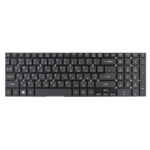 Клавіатура для Acer Aspire 5755G 5830, E1-522 E1-532 E1-731, V3-551 V3-731, RU (чорна, Аналог)