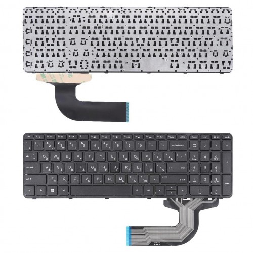 Клавиатура для ноутбука HP Pavilion 15-E 15-N, HP 250 255 256 G3, RU, черная