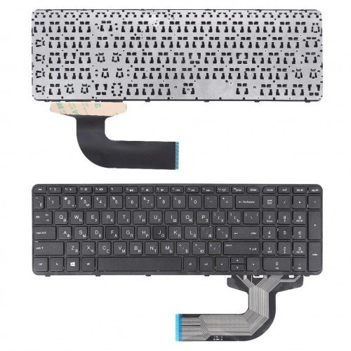 Клавіатура для HP Pavilion 15-E 15-N, HP 250 255 256 G3, RU, чорна