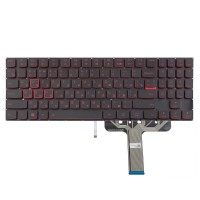 Клавиатура для Lenovo Legion Y520-15IKB Y520-15IKBm Y720-15IKB R720-15IKB, RU, (Black/Red, Backlight, Original)
