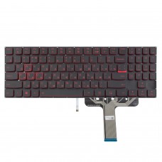 Клавиатура для Lenovo Legion Y520-15IKB Y520-15IKBm Y720-15IKB R720-15IKB, RU, (Black/Red, Backlight, Original)