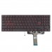 Клавиатура для ноутбука Lenovo Legion Y520-15IKB Y520-15IKBm Y720-15IKB R720-15IKB, RU, (Black/Red, Backlight, Original)
