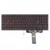 Клавіатура для ноутбука Lenovo Legion Y520-15IKB Y520-15IKBm Y720-15IKB R720-15IKB, RU, (Black/Red, Backlight, Original)