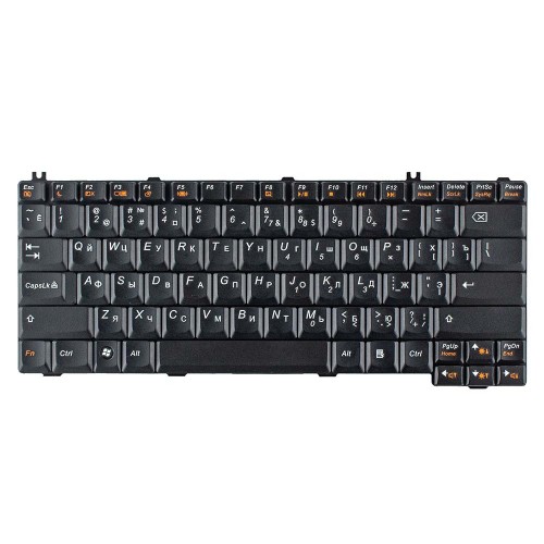Клавиатура для ноутбука Lenovo IdeaPad G430 G450 G530 Y330 Y430 U330 C100 C200 C460 C510 N200 V100, RU, Black