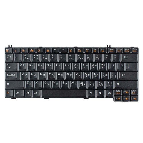Клавиатура для ноутбука Lenovo IdeaPad G430 G450 G530 Y330 Y430 U330 C100 C200 C460 C510 N200 V100, RU, Black