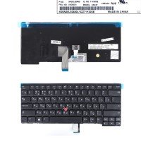 Клавиатура для Lenovo Thinkpad E431 L440 L450 L460 T440 T440p T440s T450 T450s T460, RU, Black, trackpoint