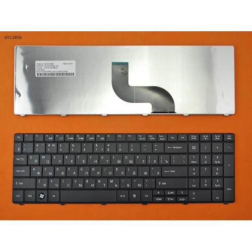 Клавіатура Acer Aspire E1-521 E1-531 E1-531G E1-571 E1-571G, TravelMate 5740 5742 8571 P253 RU (чорна, Original)