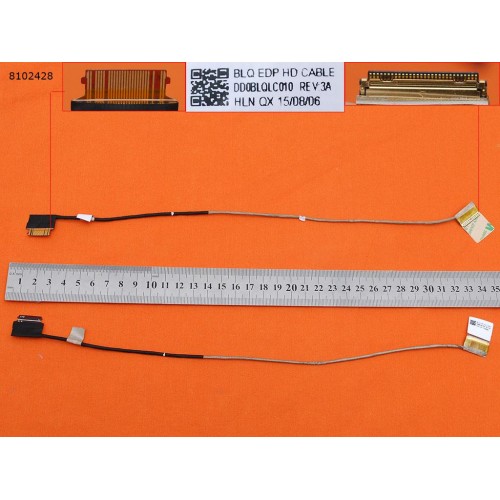 Шлейф матриці для Toshiba Satellite S55-C L55D-C L50-C c55d L50-c, (DD0BLQLC060, DD0BLQLC040, DD0BLQLC020, DD0BLQLC010, 30pin eDP, Original)